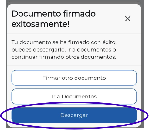Descargar documento firmado