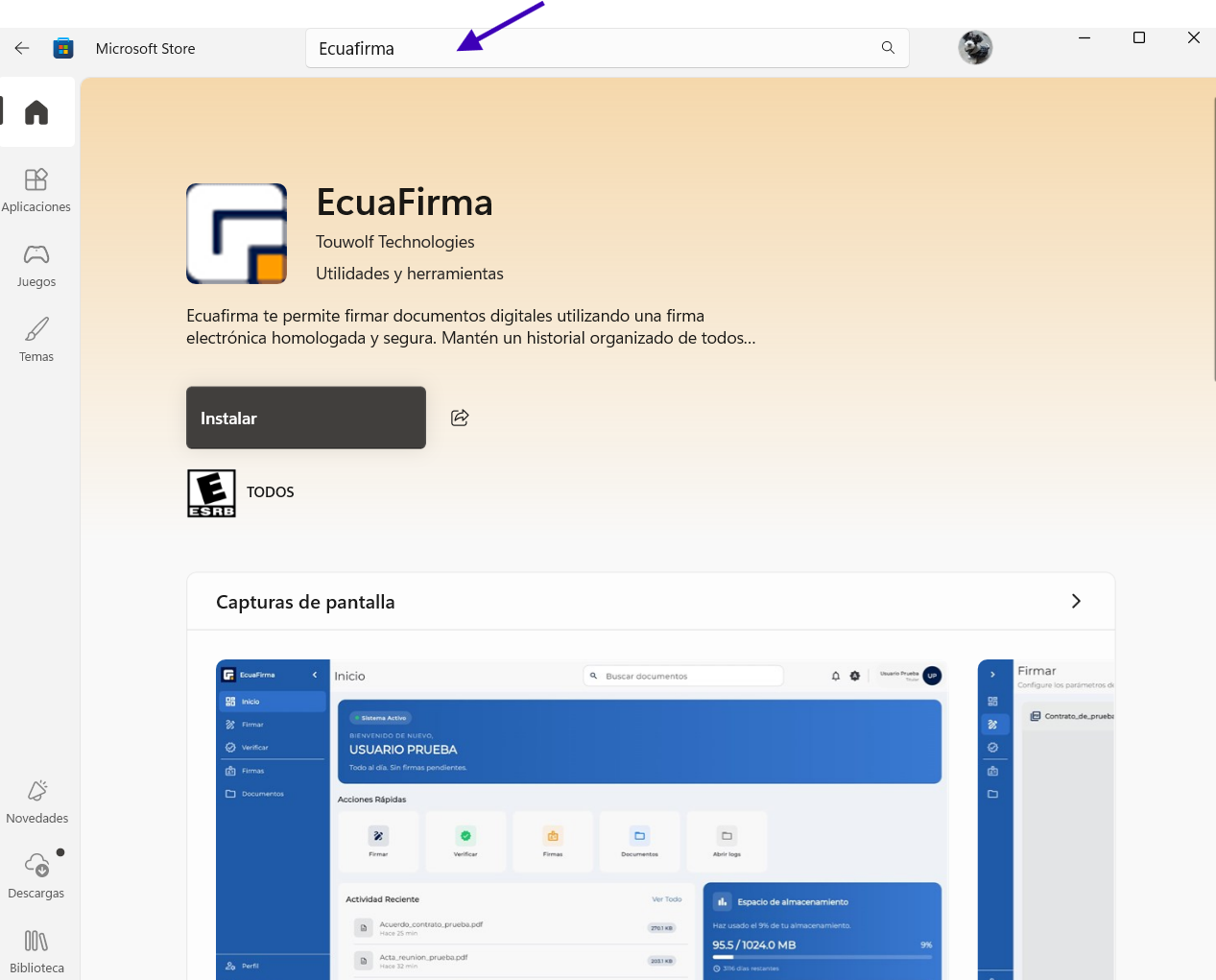 Descargar app Ecuafirma